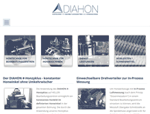 Tablet Screenshot of diahon.de
